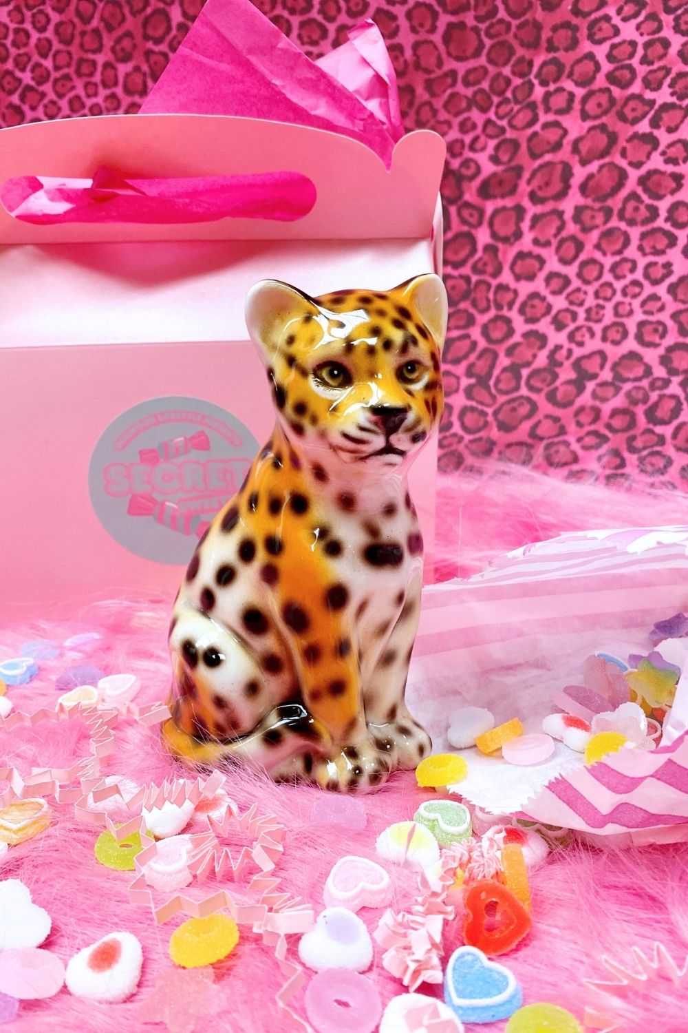 Secret Sweeties Blind Box Ceramic Statue (Leopard, Poodle, Chihuahua)