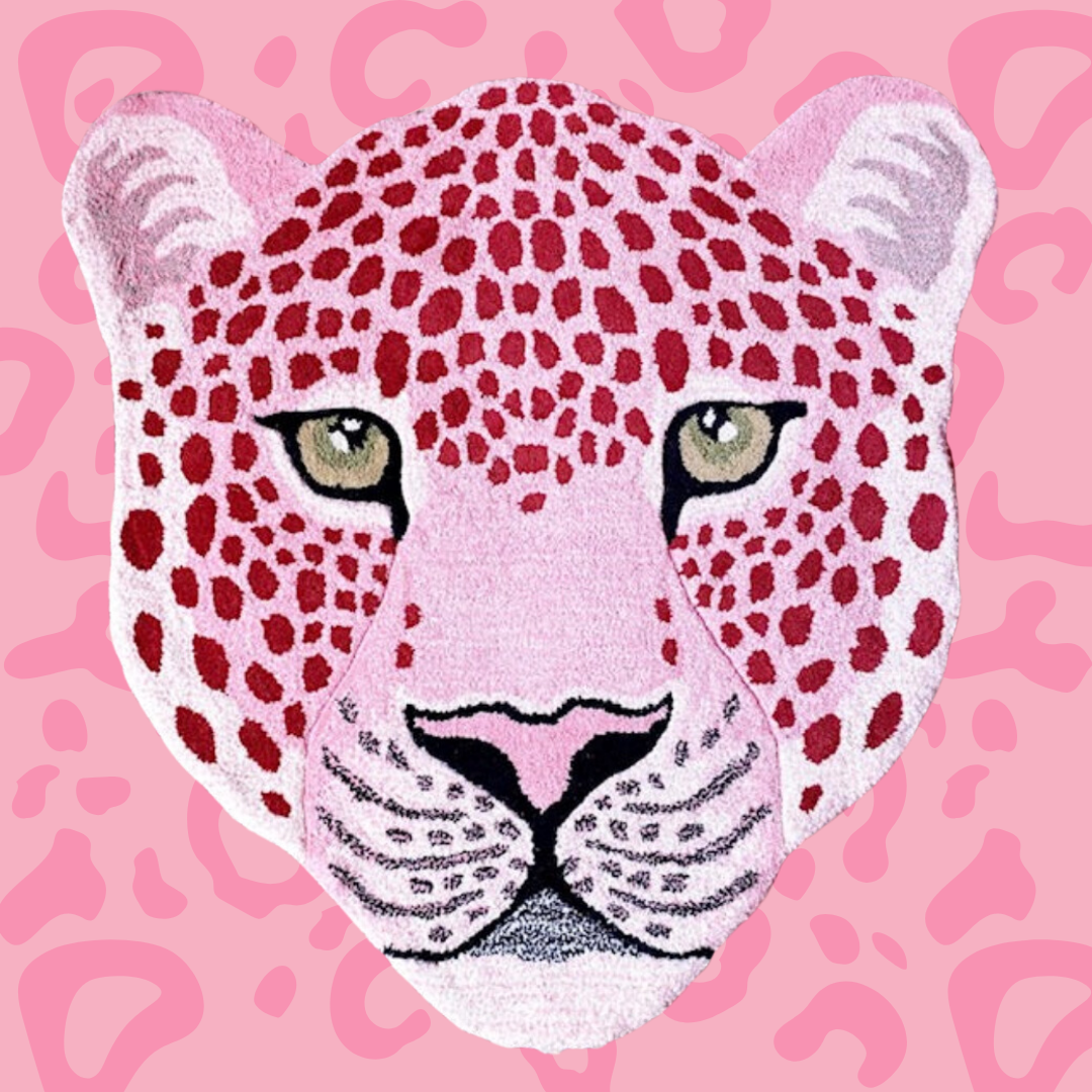 Strawberry Leopard Wild For Pink Full Size Pattern Foil Sheets 9x10.75 250  ct