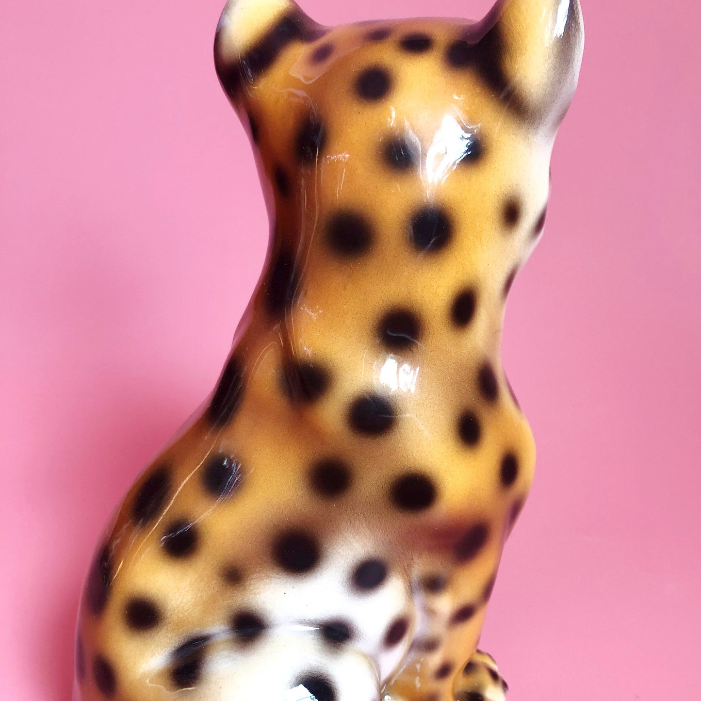 'Baby Fred' Classic Ceramic Leopard Statues Vintage