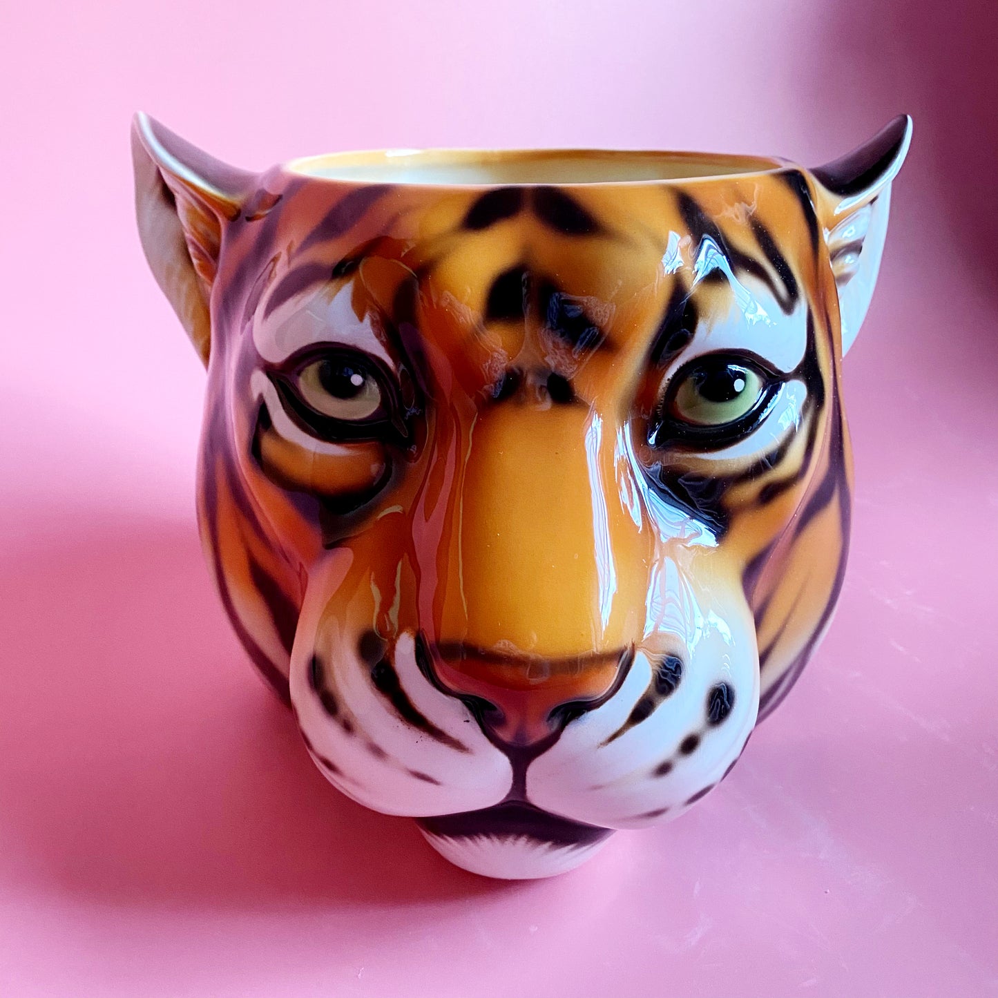 'Geri' Medium Classic Tiger Ceramic Planter