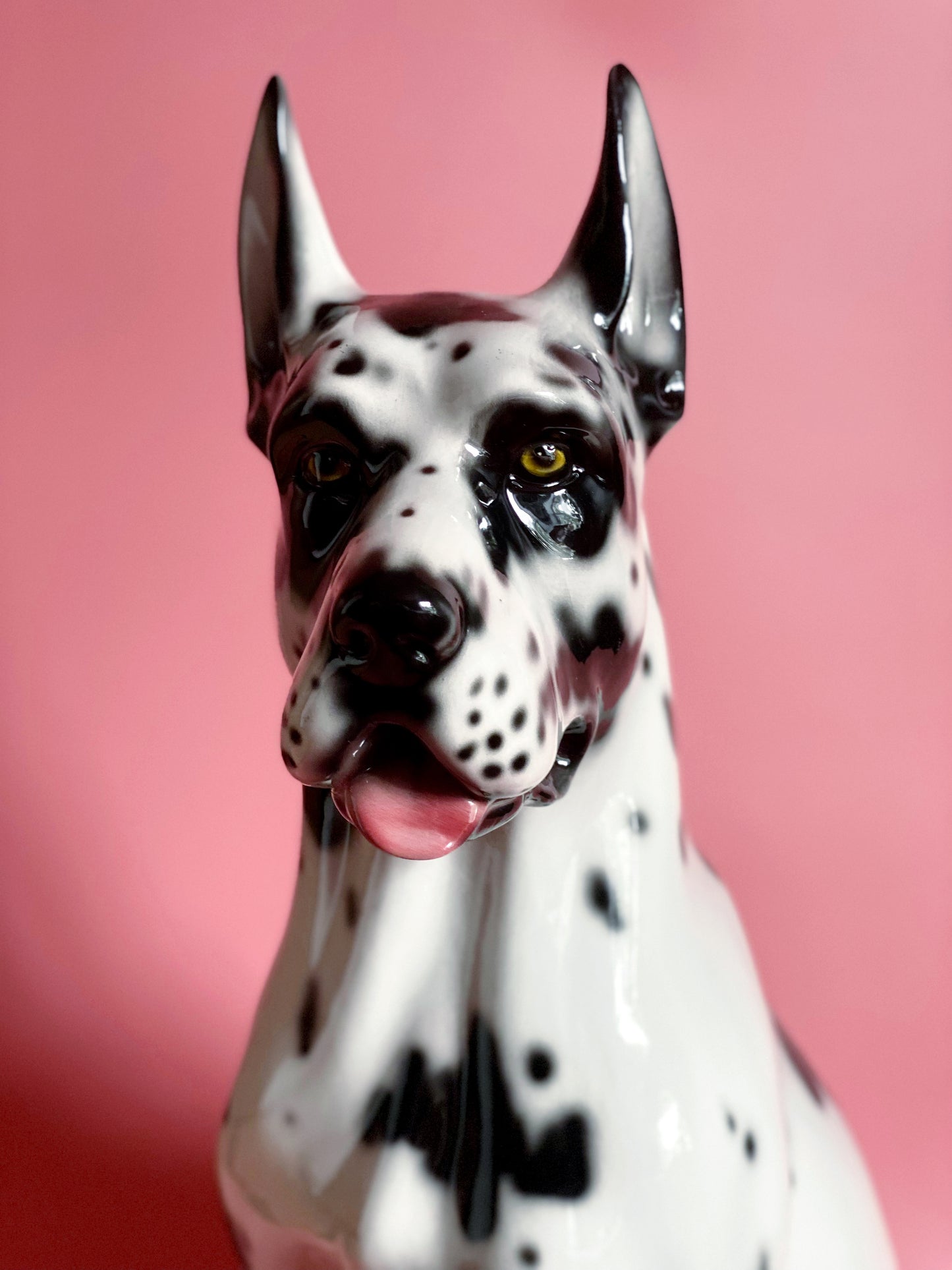 'Rex' Large Great Dane Dog Italian Ceramic Statue