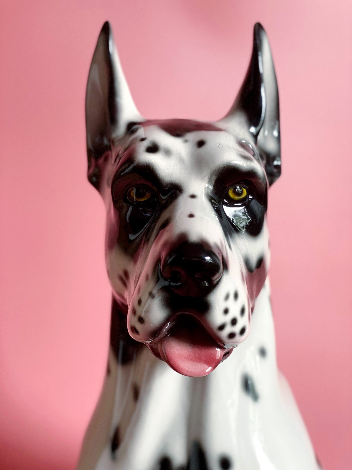 'Rex' Large Great Dane Dog Italian Ceramic Statue