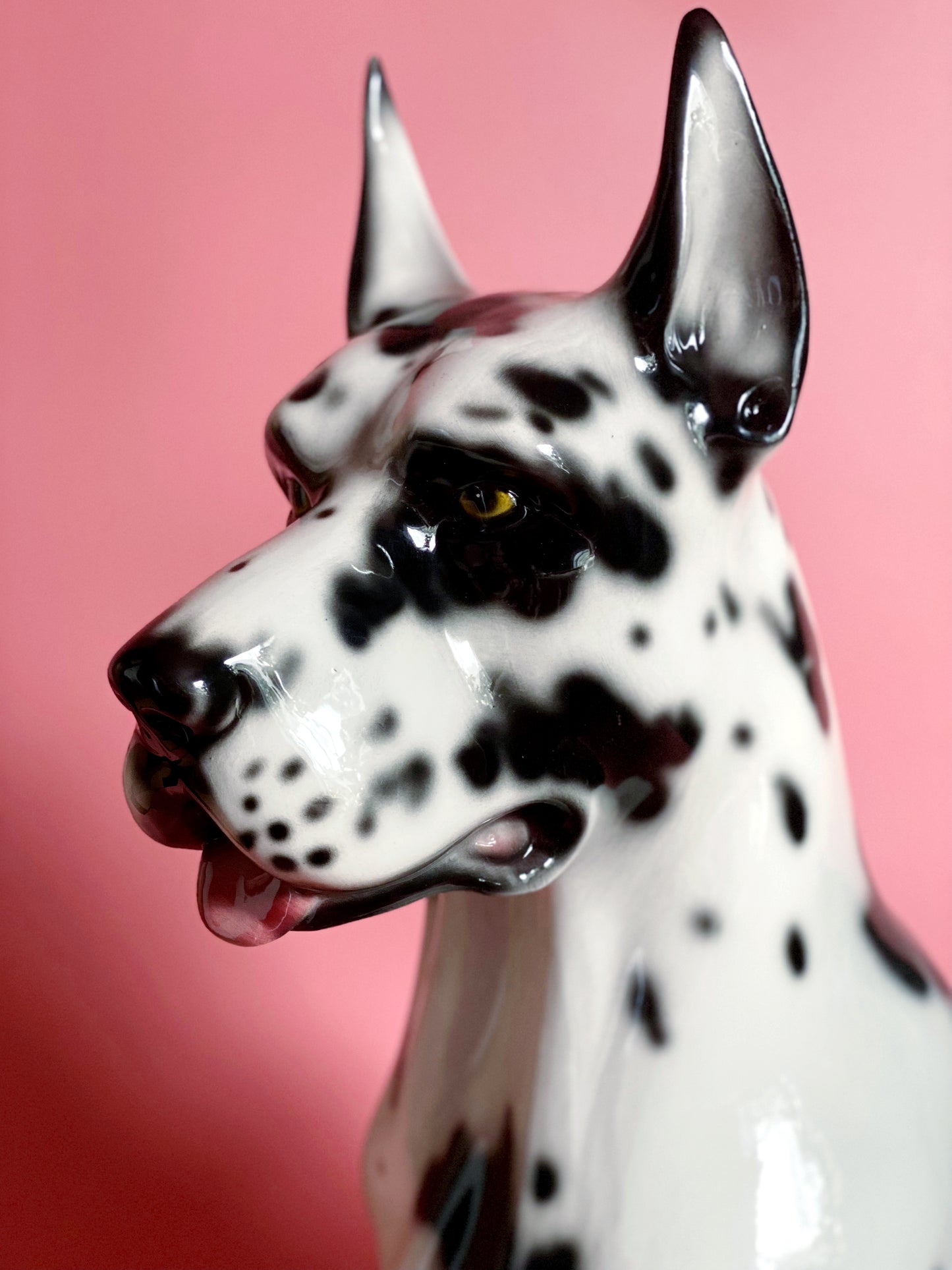 'Rex' Large Great Dane Dog Italian Ceramic Statue