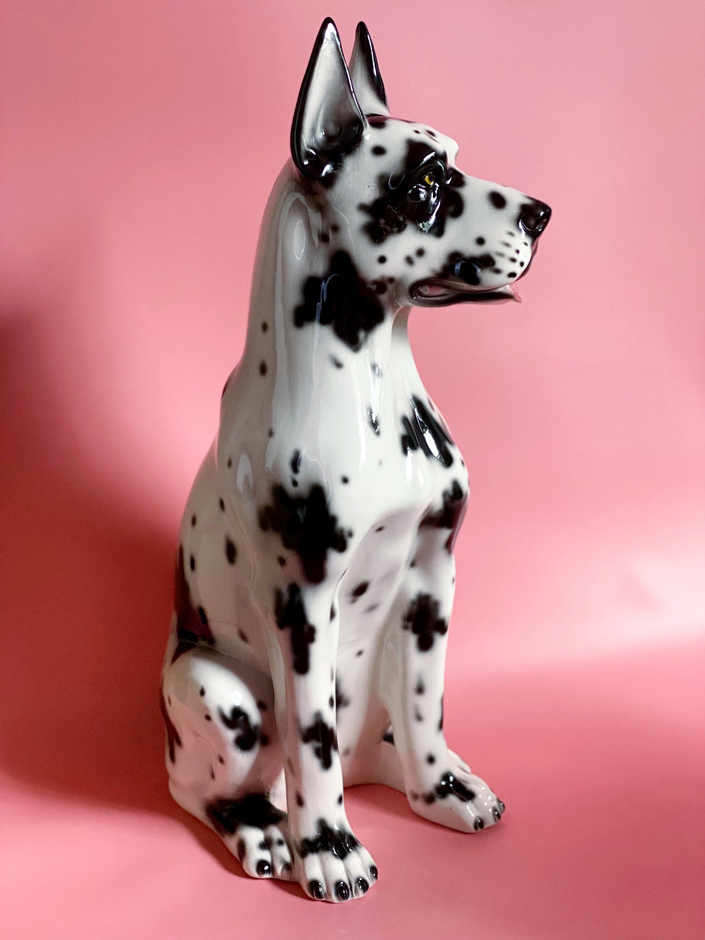 'Rex' Large Great Dane Dog Italian Ceramic Statue