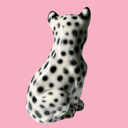 'Baby Elsa' Ceramic Leopard Statue