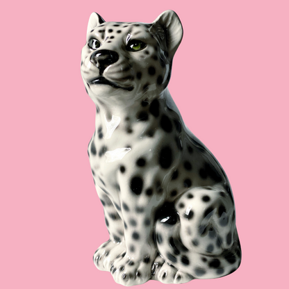 'Baby Elsa' Ceramic Leopard Statue