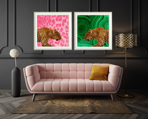 NEW 'Green Leopard' Dogwood Lifestyle Original Art Print