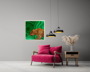 NEW 'Green Leopard' Dogwood Lifestyle Original Art Print