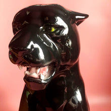 Load image into Gallery viewer, &#39;Sabrina&#39; Large Ceramic Panther Statue Vintage