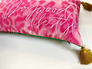 NEW 'Malachite Leopard' Dogwood Lifestyle Exclusive Luxury Cushion