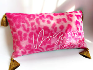 NEW 'Amethyst Leopard' Dogwood Lifestyle Exclusive Luxury Cushion