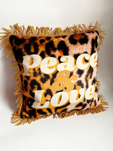 Load image into Gallery viewer, NEW &#39;Peace &amp; Love&#39; Dogwood Lifestyle Exclusive Luxury Cushion