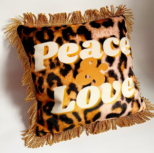 NEW 'Peace & Love' Dogwood Lifestyle Exclusive Luxury Cushion