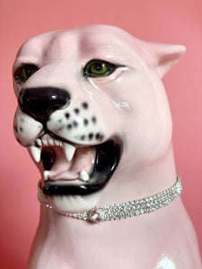 NEW 'Cindy' Large Ceramic Pink Panther Statue Vintage
