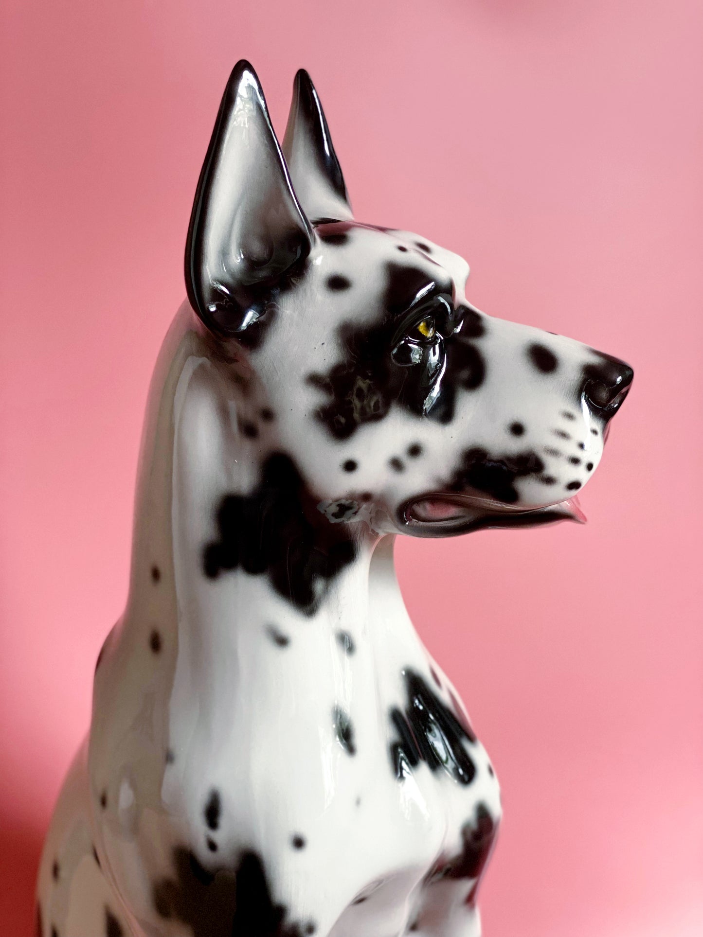 'Rex' Large Great Dane Dog Italian Ceramic Statue