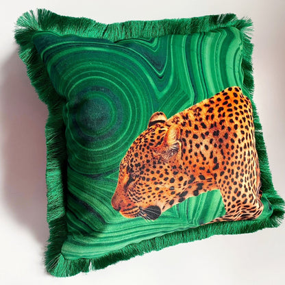 'Green Prowl' Luxury Cushion