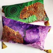 Load image into Gallery viewer, NEW &#39;Amethyst Leopard&#39; Dogwood Lifestyle Exclusive Luxury Cushion