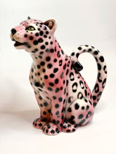 Load image into Gallery viewer, &#39;Uma&#39; Pink Ceramic Leopard Jug